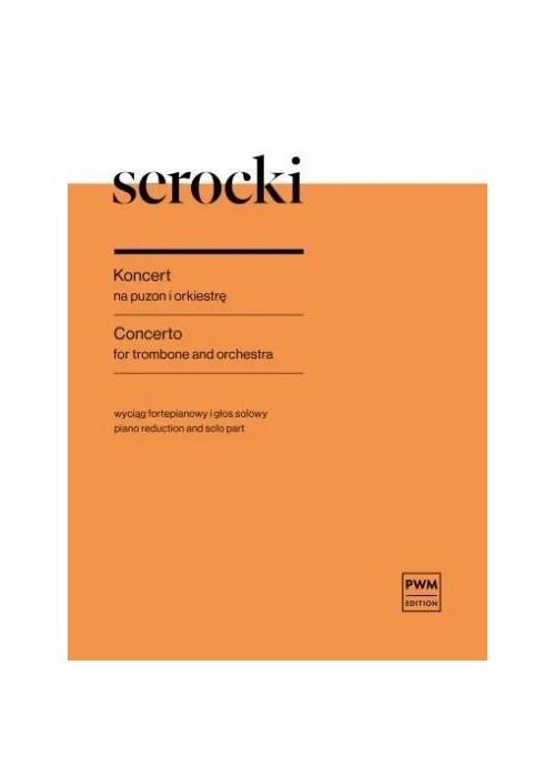 Koncert na puzon i orkiestrę wyciąg fortepianowy