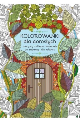 Kolorowanka dla dorosłych motywy roślinne...