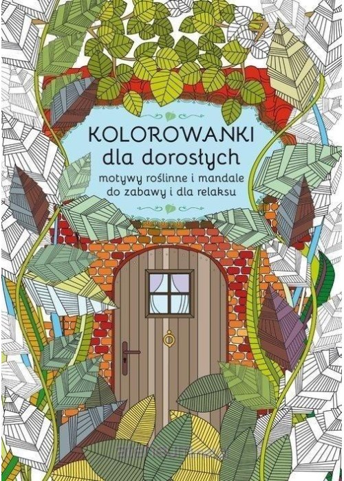 Kolorowanka dla dorosłych motywy roślinne...