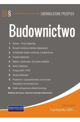 Budownictwo - ujednolicone przepisy