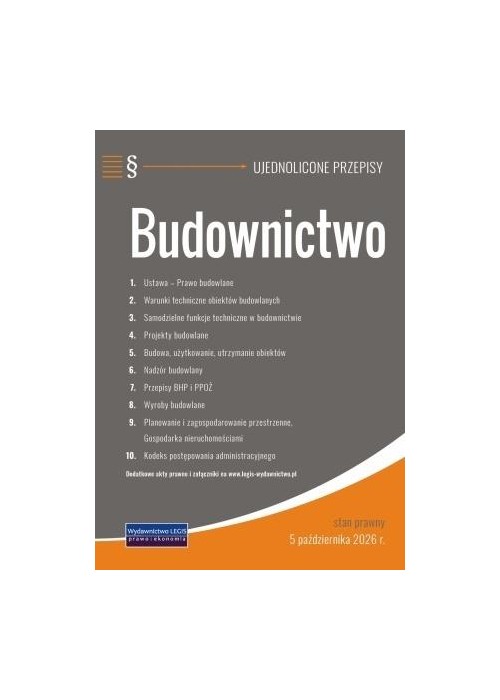 Budownictwo - ujednolicone przepisy
