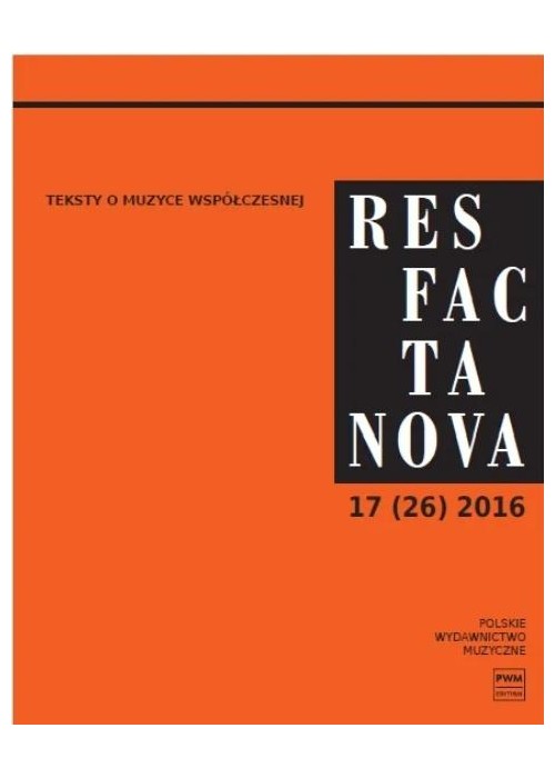 Res Facta Nova 17(26) 2016
