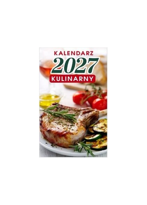 Kalendarz 2027 B7 zdzierak Kulinarny