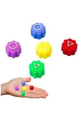 Kości do gry w gonggi hacele squid games 5szt