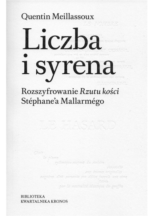 Liczba i syrena. Rozszyfrowanie Rzutu kości...