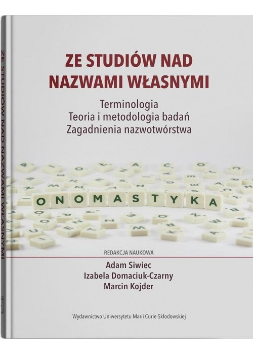 Ze studiów nad nazwami własnymi