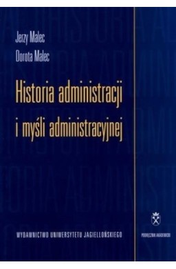 Historia administracji i myśli administracyjnej