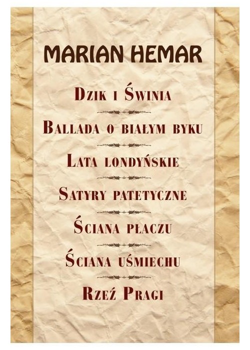 Dzik i świnia, Ballada o białym byku, Lata ...