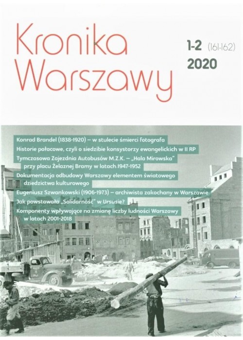 Kronika Warszawy 1-2 (161-162)/2020