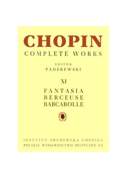 Chopin Complete Works XI Fantazja. Berceuse...