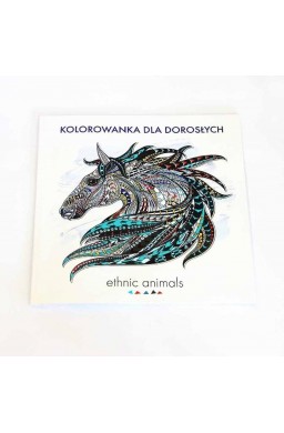 Ethnic animals. Kolorowanka dla dorosłych