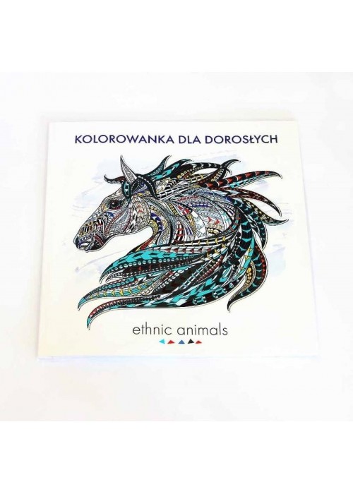 Ethnic animals. Kolorowanka dla dorosłych