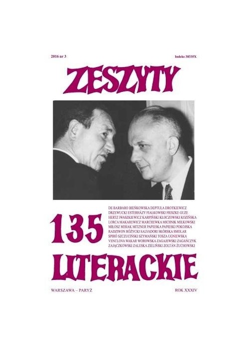 Zeszyty literackie 135 3/2016