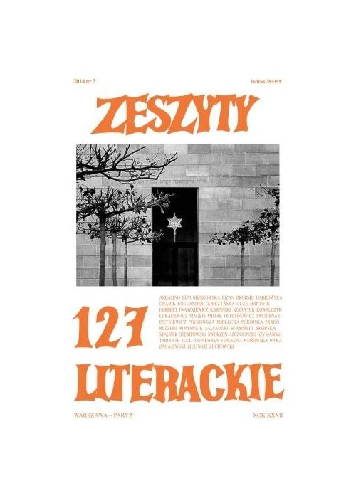 Zeszyty literackie 127 3/2014