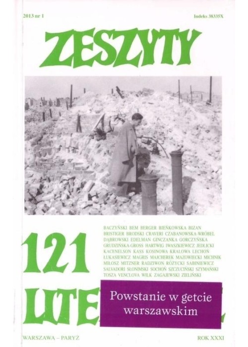 Zeszyty literackie 121 1/2013