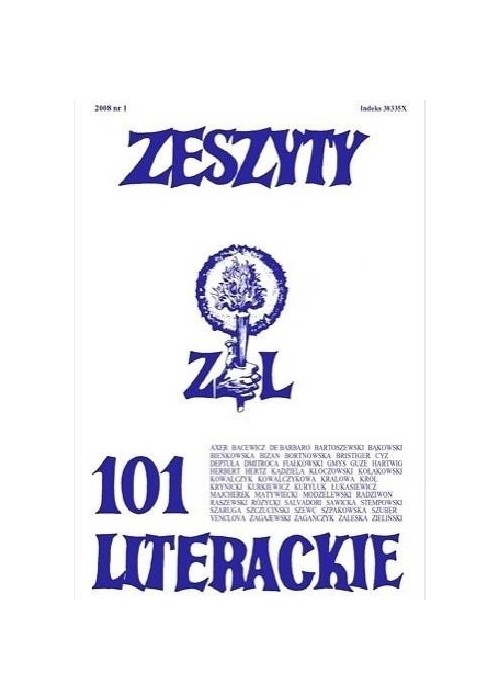 Zeszyty literackie 101 1/2008