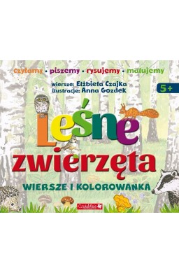 Leśne zwierzęta. Wiersze i kolorowanki