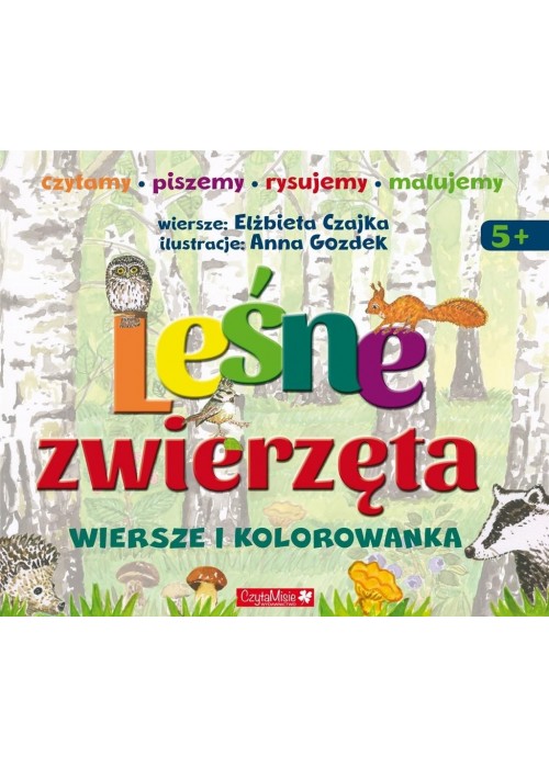 Leśne zwierzęta. Wiersze i kolorowanki