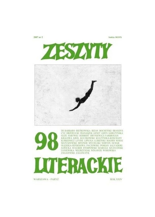 Zeszyty literackie 98 2/2007