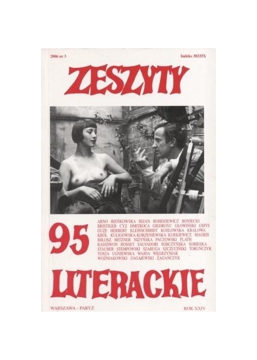 Zeszyty literackie 95 3/2006