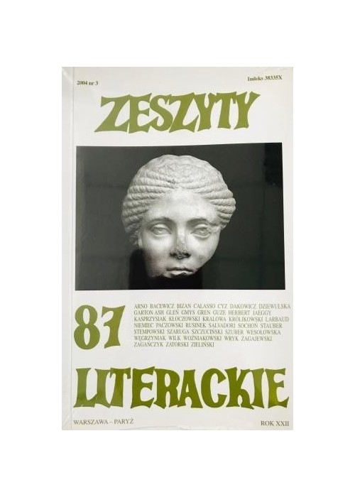 Zeszyty literackie 87 3/2004