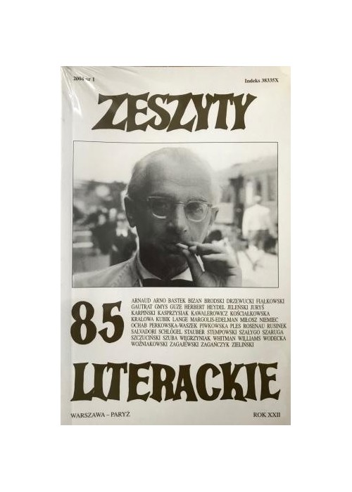 Zeszyty literackie 85 1/2004