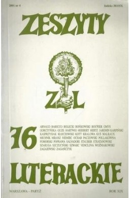 Zeszyty literackie 76 4/2001