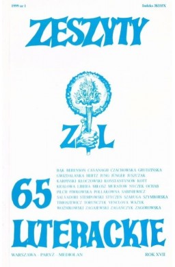 Zeszyty literackie 65 1/1999