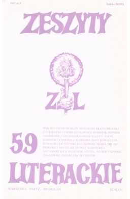 Zeszyty literackie 59 3/1997