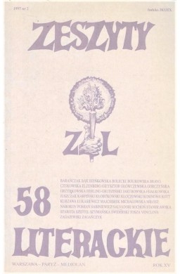 Zeszyty literackie 58 2/1997