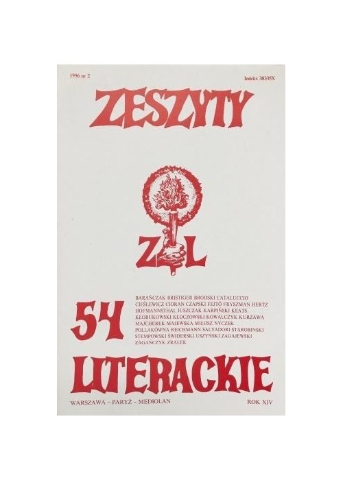 Zeszyty literackie 54 2/1996