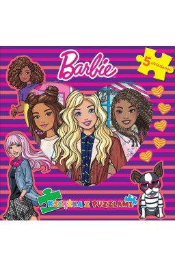 Barbie Książka z puzzlami