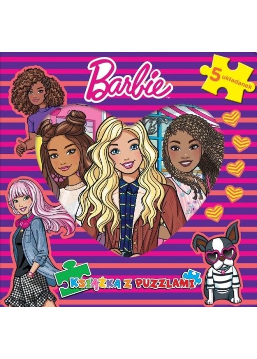 Barbie Książka z puzzlami