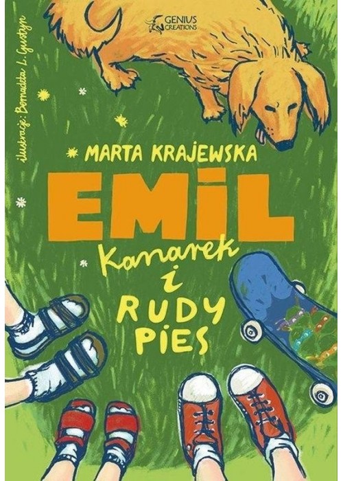 Emil, kanarek i rudy pies