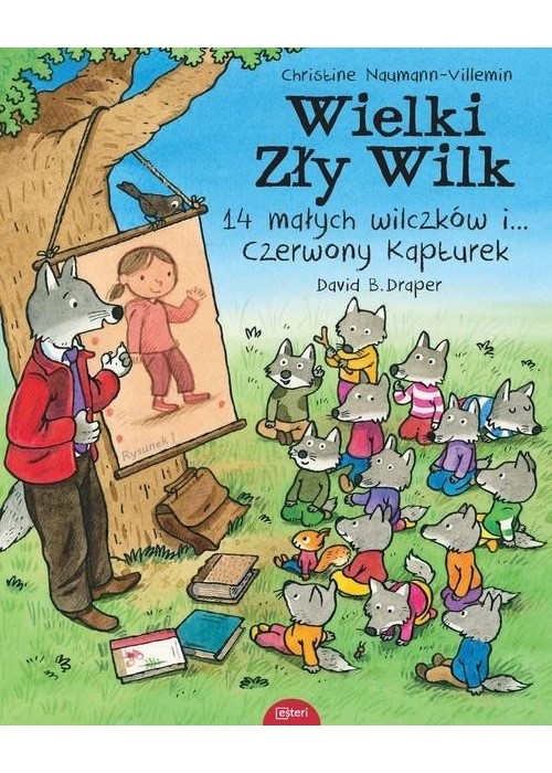 Wielki zły wilk 14 małych wilczków i czerwony..