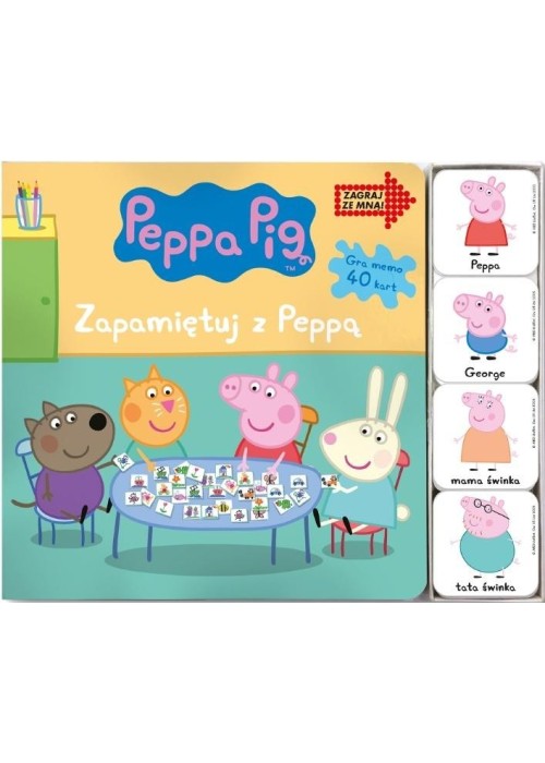 Świnka Peppa. Zagraj ze mną. Zapamietuj z Peppą