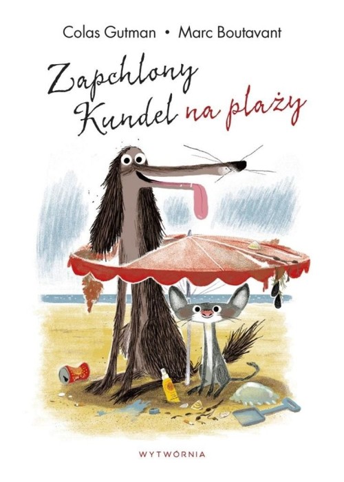 Zapchlony Kundel na plaży