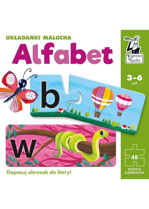 Alfabet. Układanki malucha