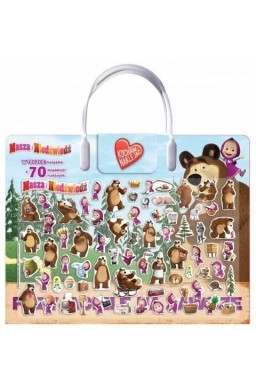 Masza i Niedźwiedź. Kocham naklejać