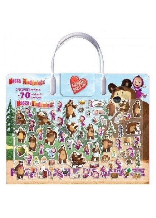 Masza i Niedźwiedź. Kocham naklejać