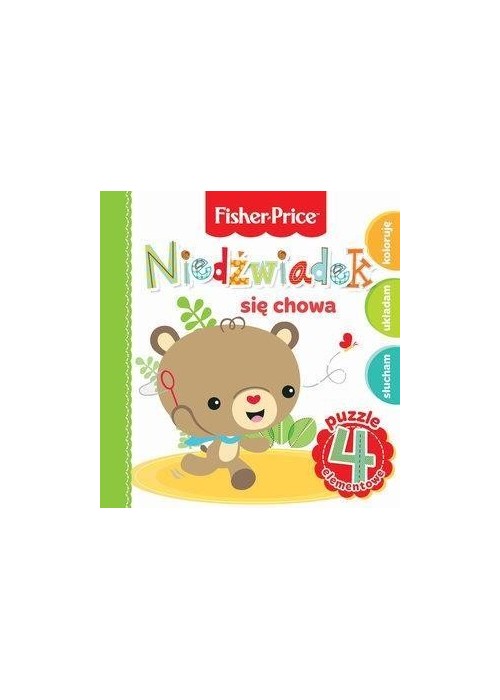 Fisher Price Puzzle. Niedźwiadek się chowa