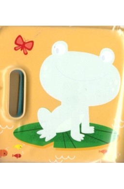 Magiczna książeczka kąpielowa z piszczałką-żabka