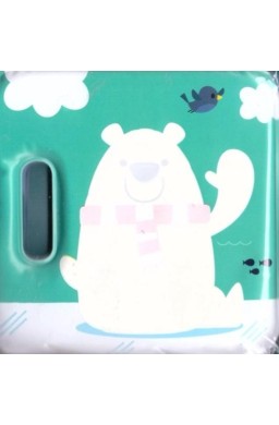 Magiczna książeczka kąpielowa z piszczałką-miś