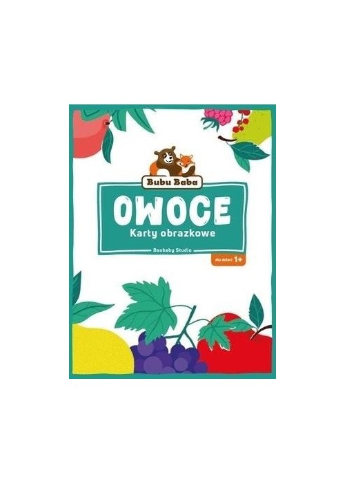 Bubu Baba Karty obrazkowe Owoce