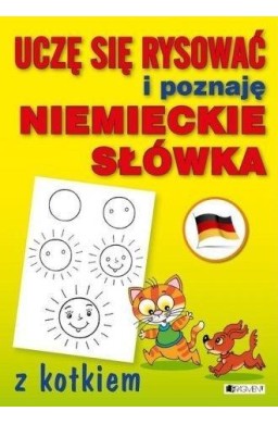 Uczę się rysować i poznaję niemieckie słówka kotek