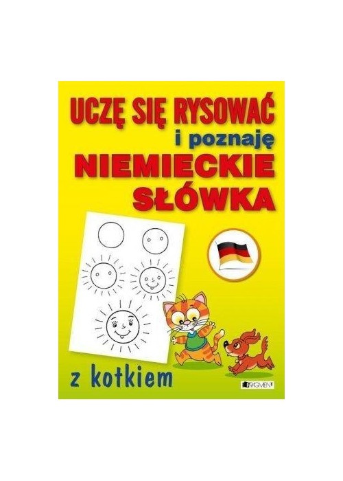 Uczę się rysować i poznaję niemieckie słówka kotek