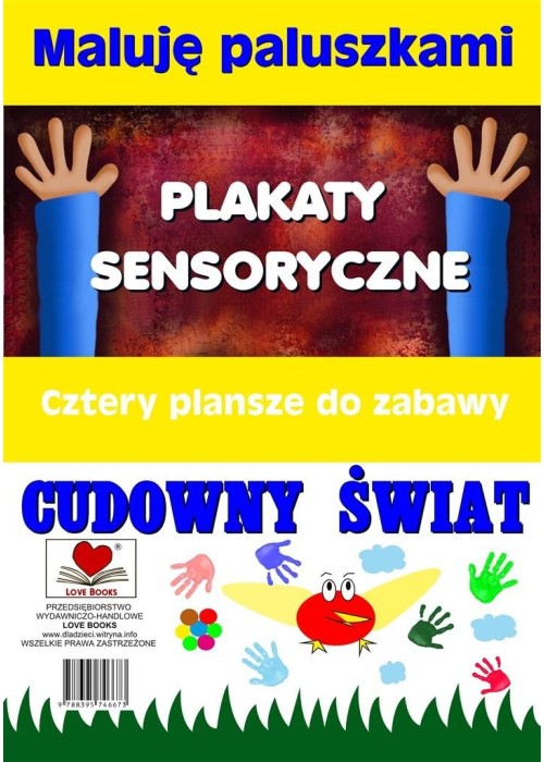 Plakaty sens. Maluję paluszkami. Cudowny świat