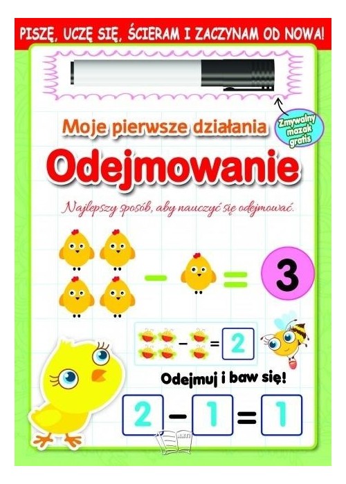 Moje pierwsze działania. Odejmowanie