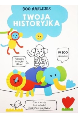 300 naklejek. Twoja historyjka 3+ (niebieska)