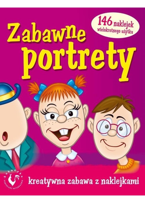 Zabawne portrety. Kreatywna zabawa z naklejkami